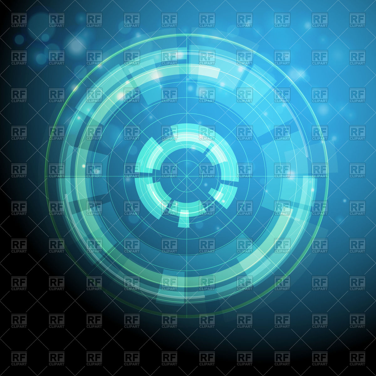 1200x1200 Blue Background With Abstract Circle Vector Image Of Backgrounds