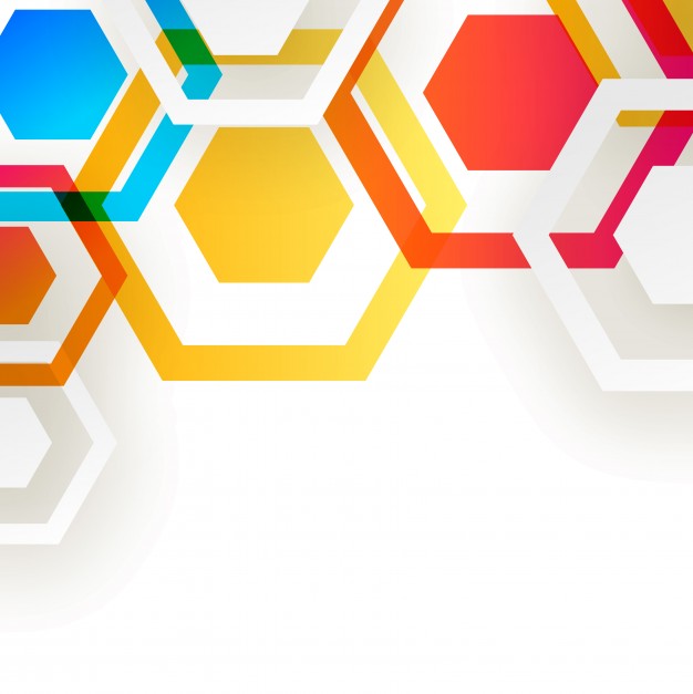 Abstract Background With Hexagonal Design Elements Vector 626x627 Abstract Background With Hexagonal Design Elements Vector
