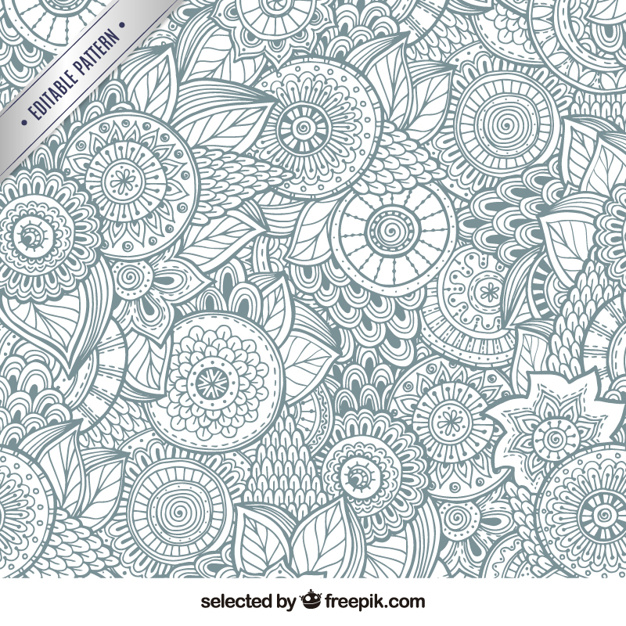 626x626 Abstract Floral Background Vector Free Download