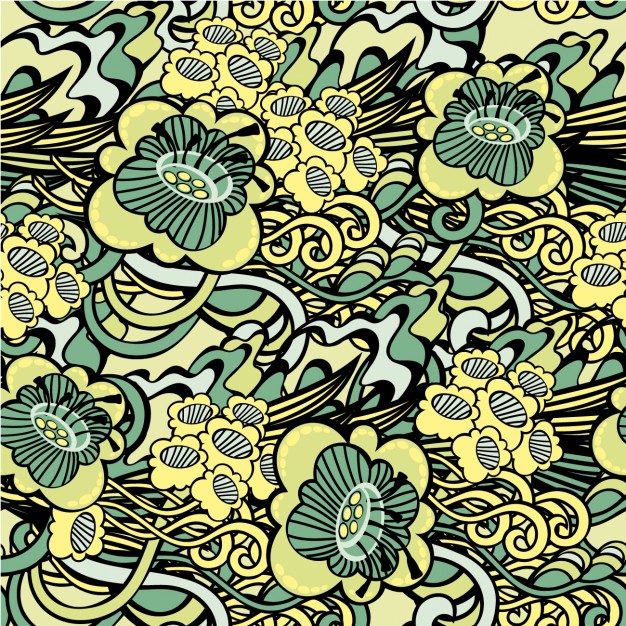 626x626 Abstract Floral Pattern Vector Free Download