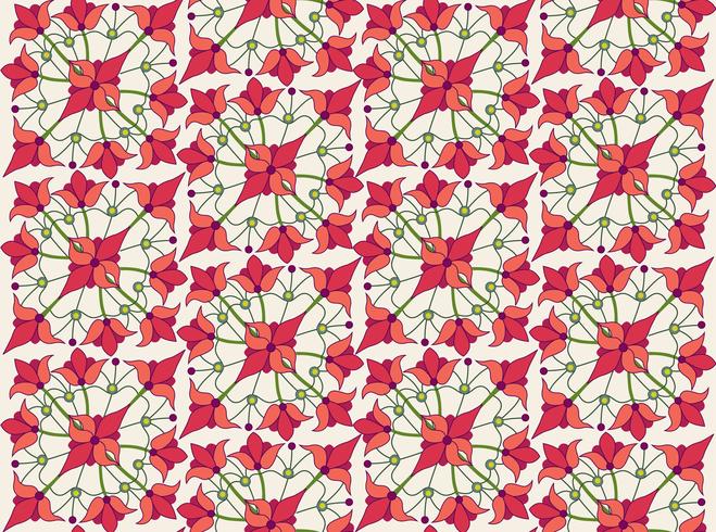659x490 Abstract Floral Seamless Texture Stylish Oriental Flower Pattern