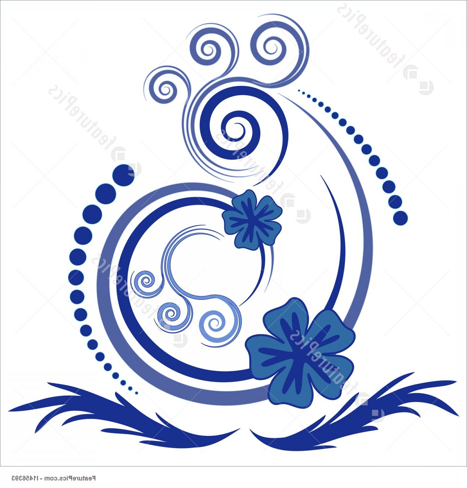 1560x1632 Beautiful Abstract Floral Vector Design Illustrations Soidergi