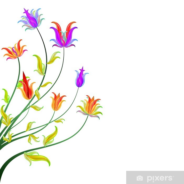700x700 Creative Abstract Background Creative Abstract Flowers Vector