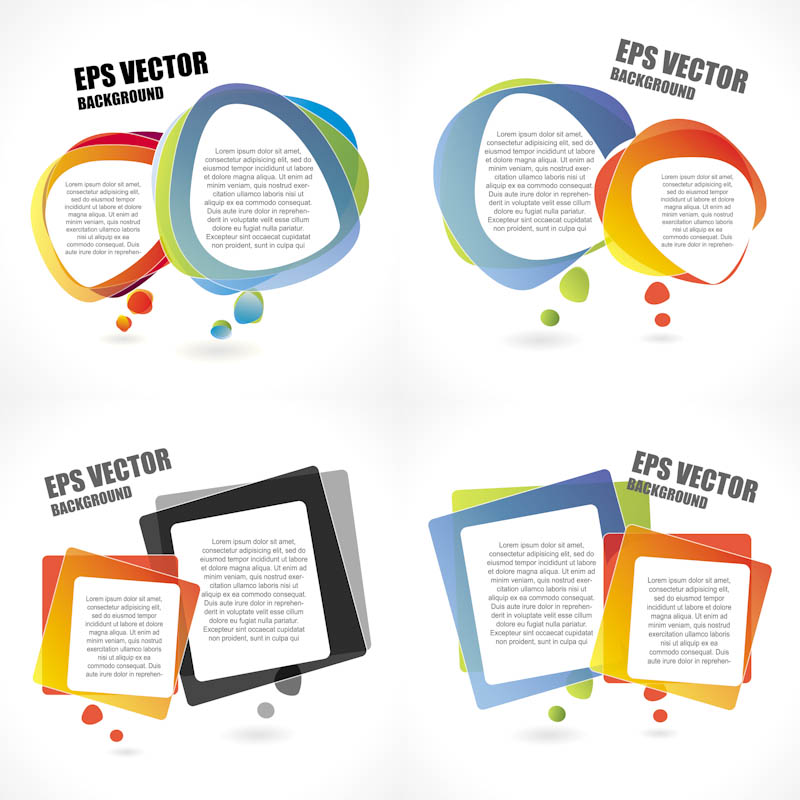 800x800 Abstract Vivid Frames Vector Free Stock Vector Art