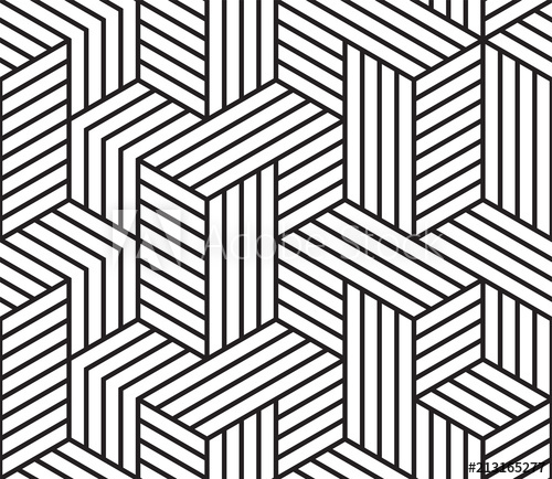 500x434 Abstract Geometric Pattern Vector Background Of Seamless Mosaic