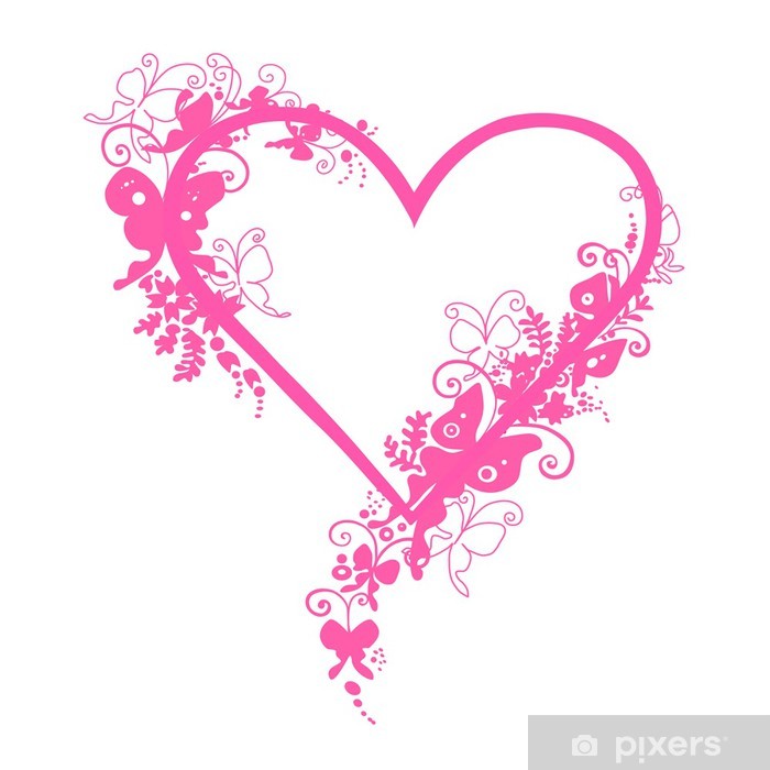 Abstract Hearts Vector Illustration Element For Design Wall Mural 700x700 Abstract Hearts Vector Illustration Element For Design Wall Mural