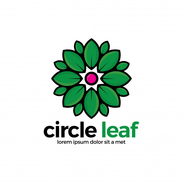 Abstract Leaf Circle Logo Green Round Logo With Leaves Vector 626x626 Abstract Leaf Circle Logo Green Round Logo With Leaves Vector