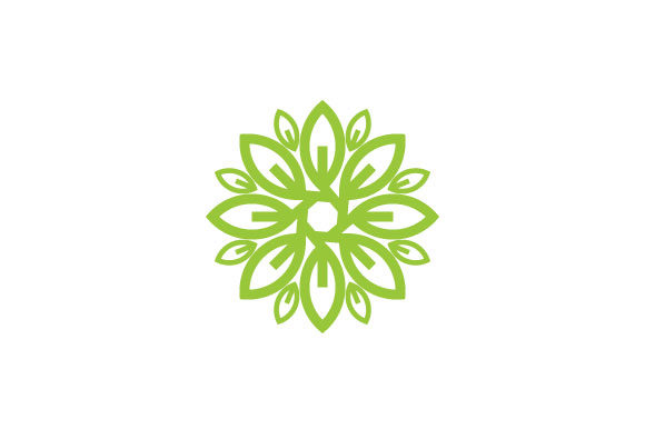 Modern Abstract Leaf Vector Logo Graphic 580x386 Modern Abstract Leaf Vector Logo Graphic