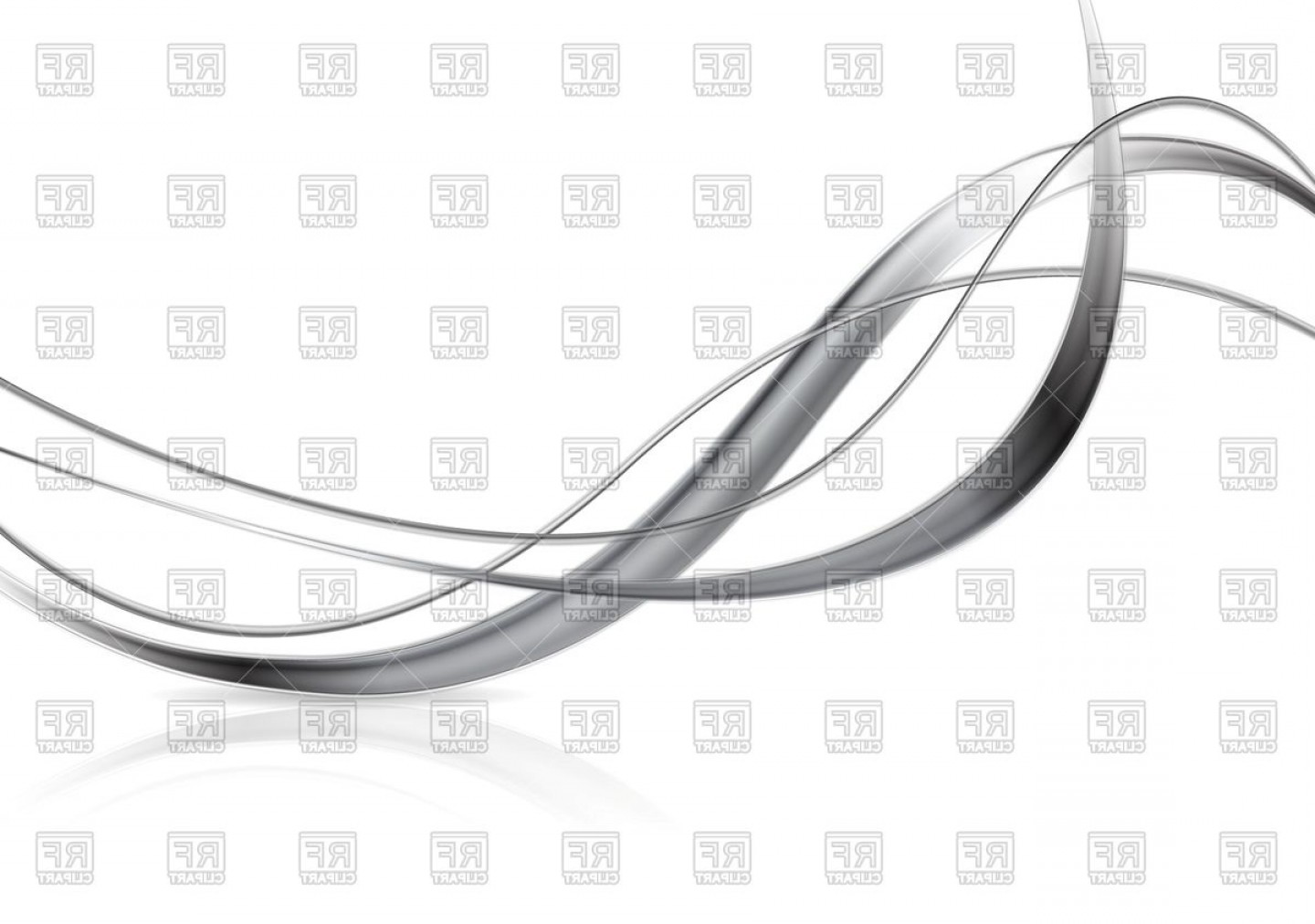 1440x1012 Abstract Metallic Waves On White Background Curved Gray Lines