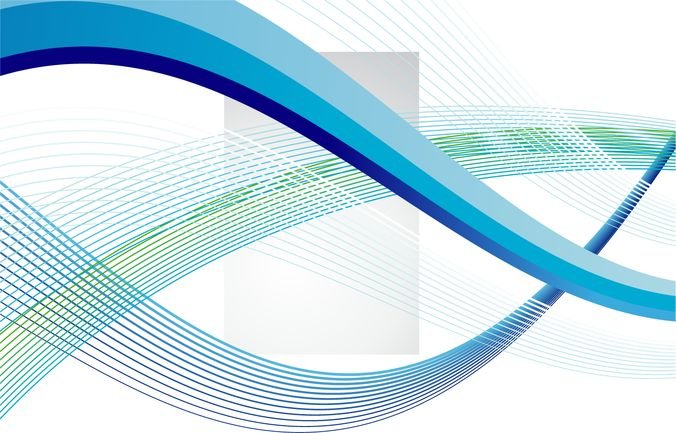 676x433 Free Abstract Wave Lines Vector Art Files, Vectors Graphics