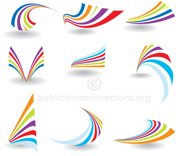 600x525 Colorful Abstract Logo Vector Design