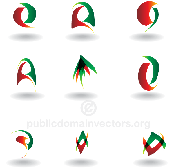 600x580 Free Vector Abstract Logo Design Elements Files, Vectors