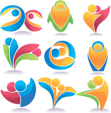 359x368 Abstract Logo Free Vector Download