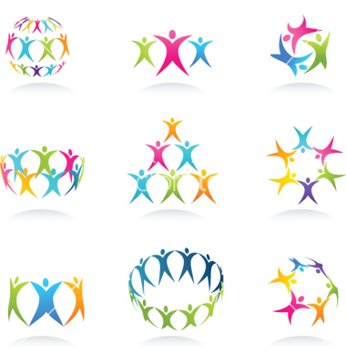 Abstract People Vector
