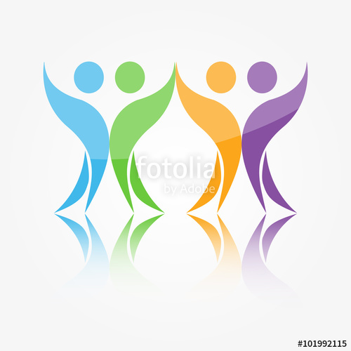 500x500 Abstract People Vector Logo Template Stock Image And Royalty