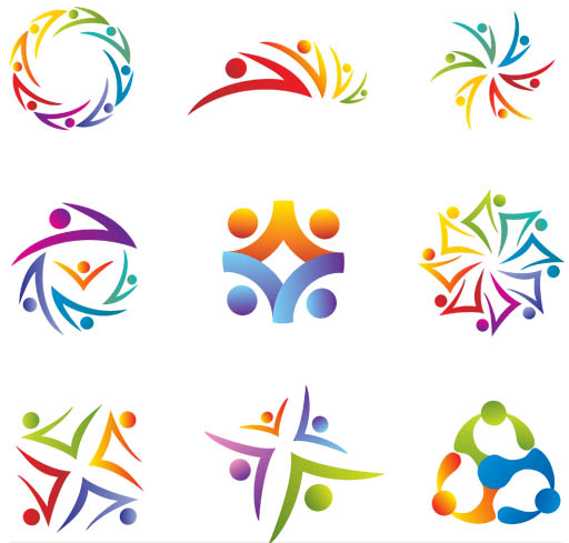 512x489 Abstract People Logotypes Creative Vector Free Download