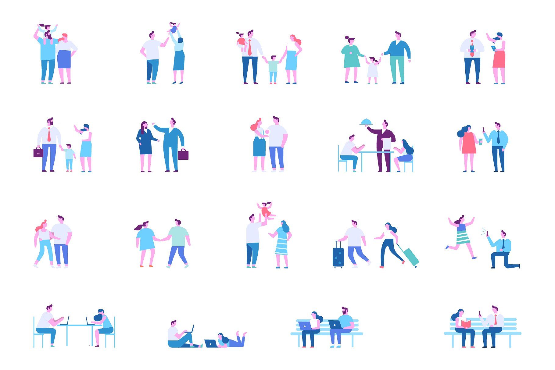 Abstract People Vector at Vectorified.com | Collection of Abstract ...