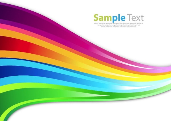 600x424 Abstract Colorful Rainbow Background Vector Illustration Free