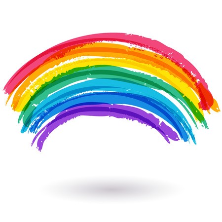 450x450 Abstract Colorful Watercolor Rainbow Background Vector