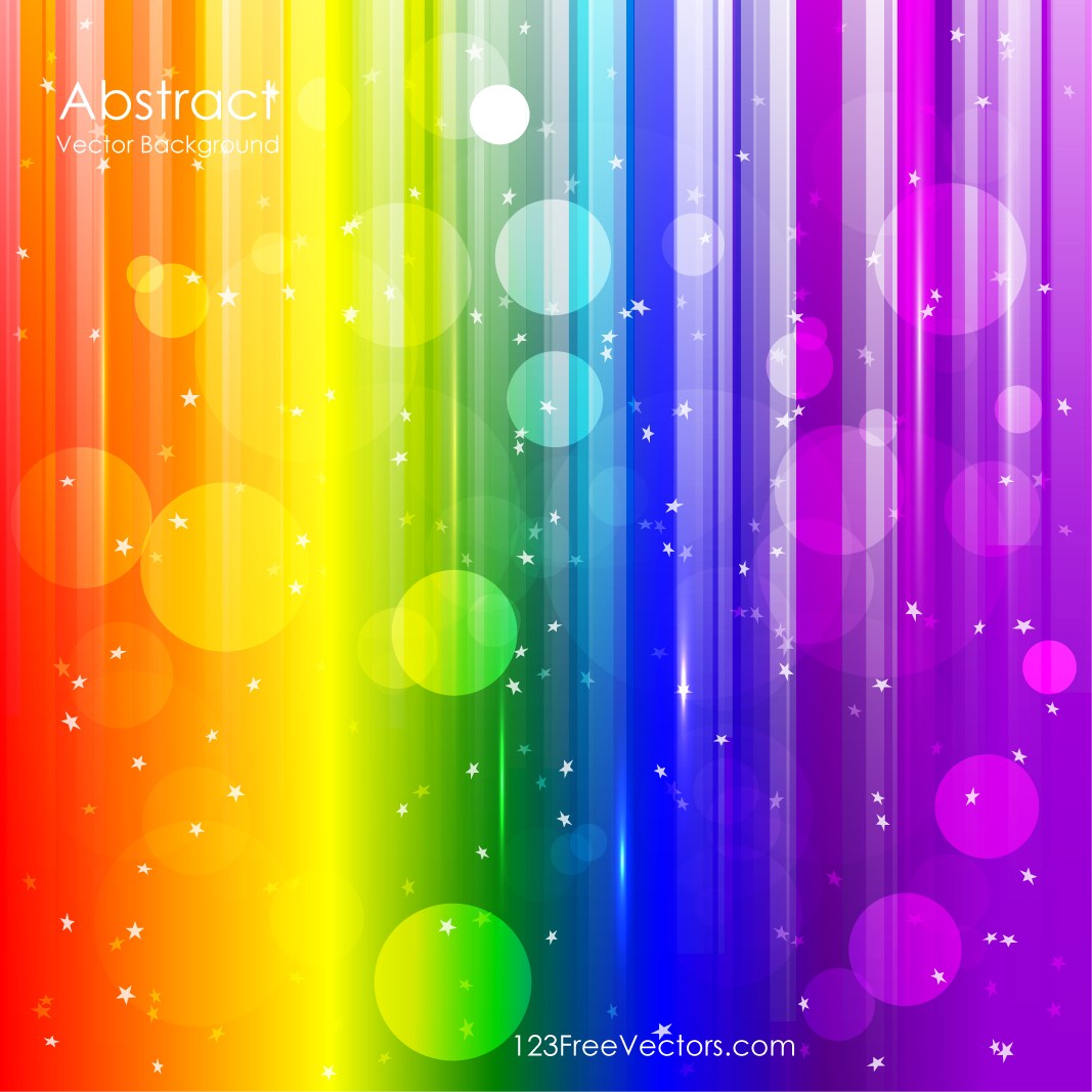 1067x1067 Vector Abstract Rainbow Background