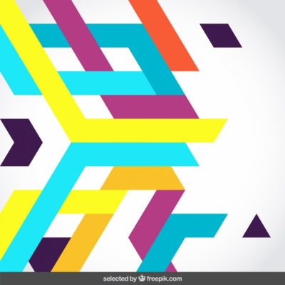 400x400 Colored Abstract Shapes Vector Png