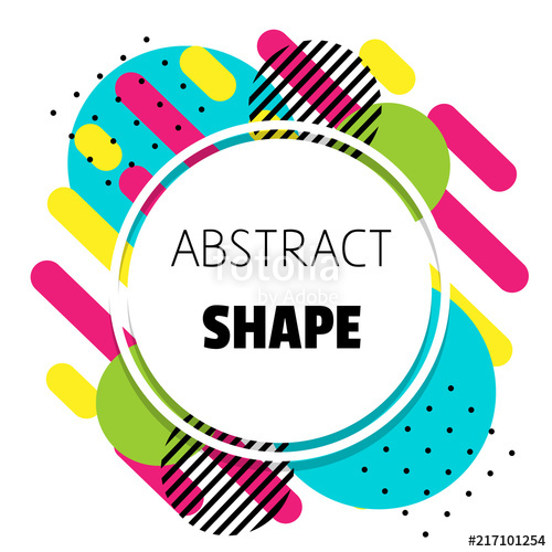 500x500 Modern Abstract Shapes Banner Stock Image And Royalty Free Vector
