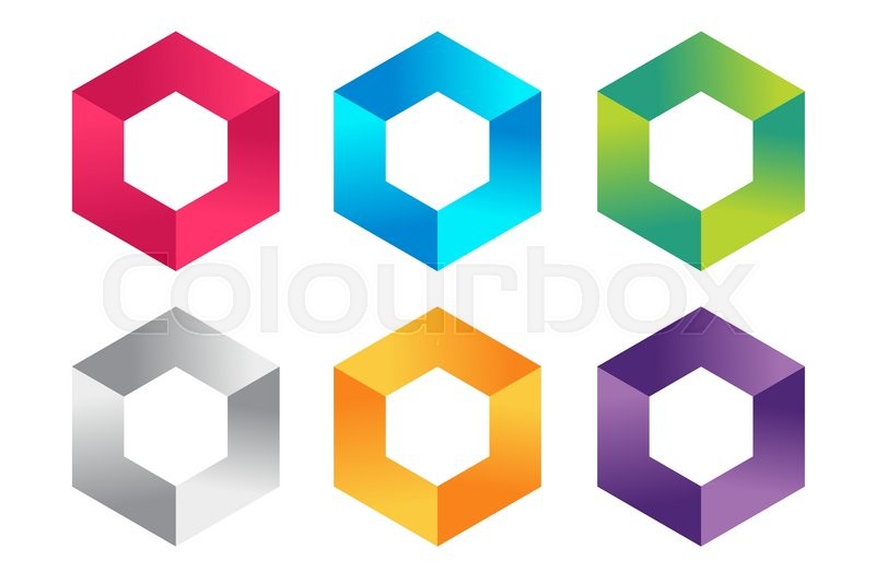 800x533 Abstract Square Logo Vector Template Stock Vector Colourbox