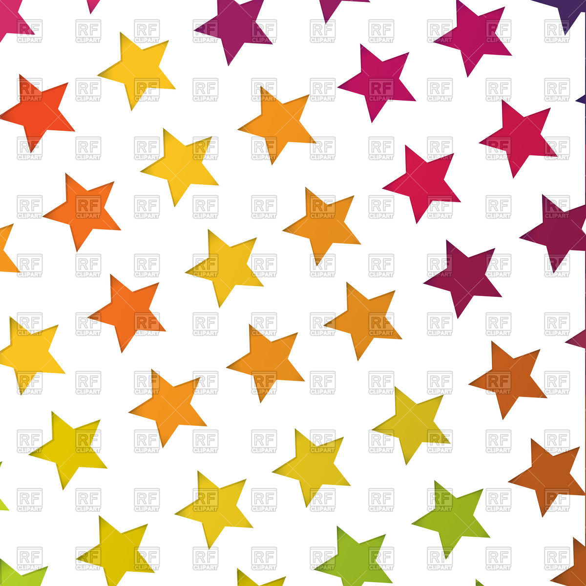 Abstract Background With Colorful Stars Vector Image 1200x1200 Abstract Background With Colorful Stars Vector Image