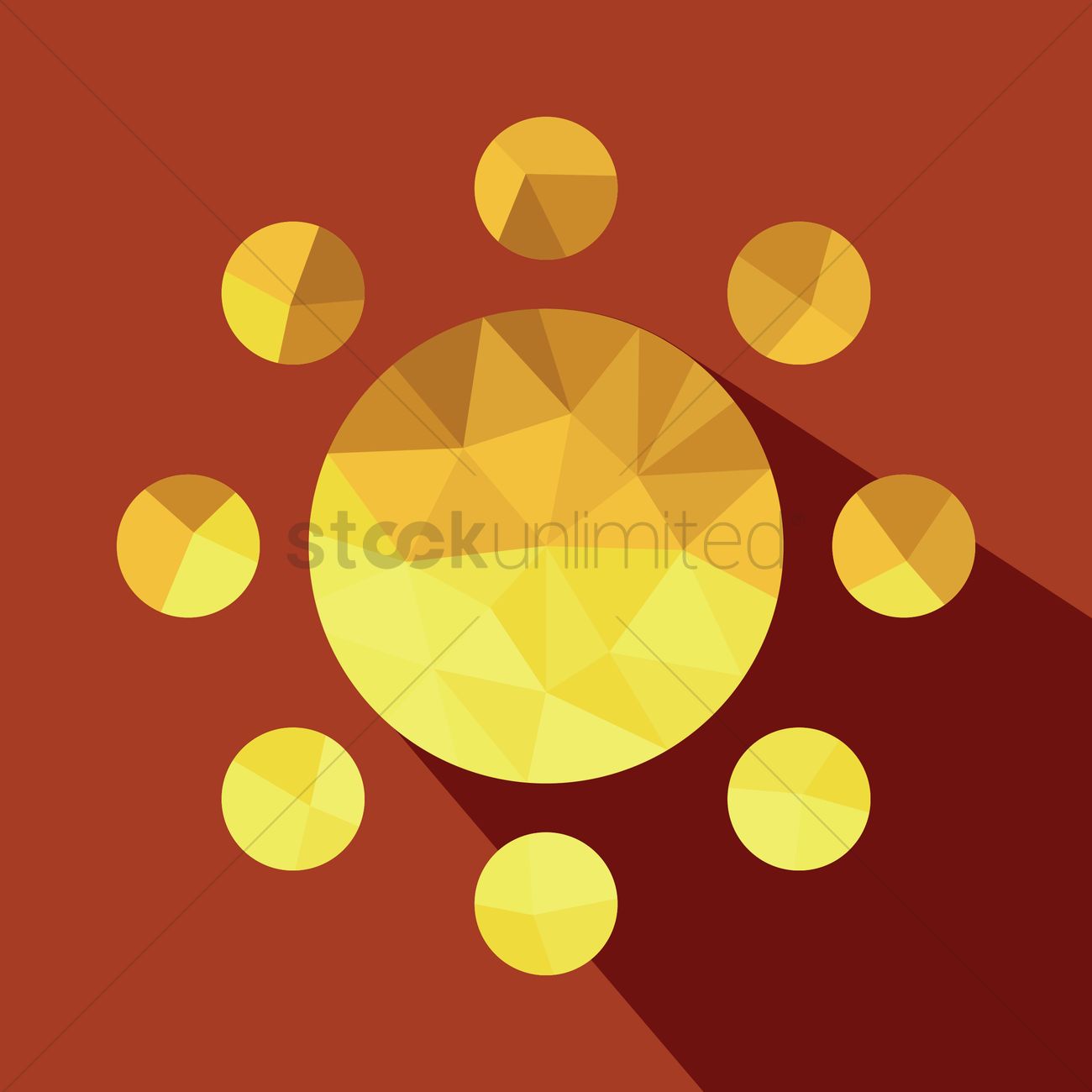 Free Abstract Sun Vector Image 1300x1300 Free Abstract Sun Vector Image
