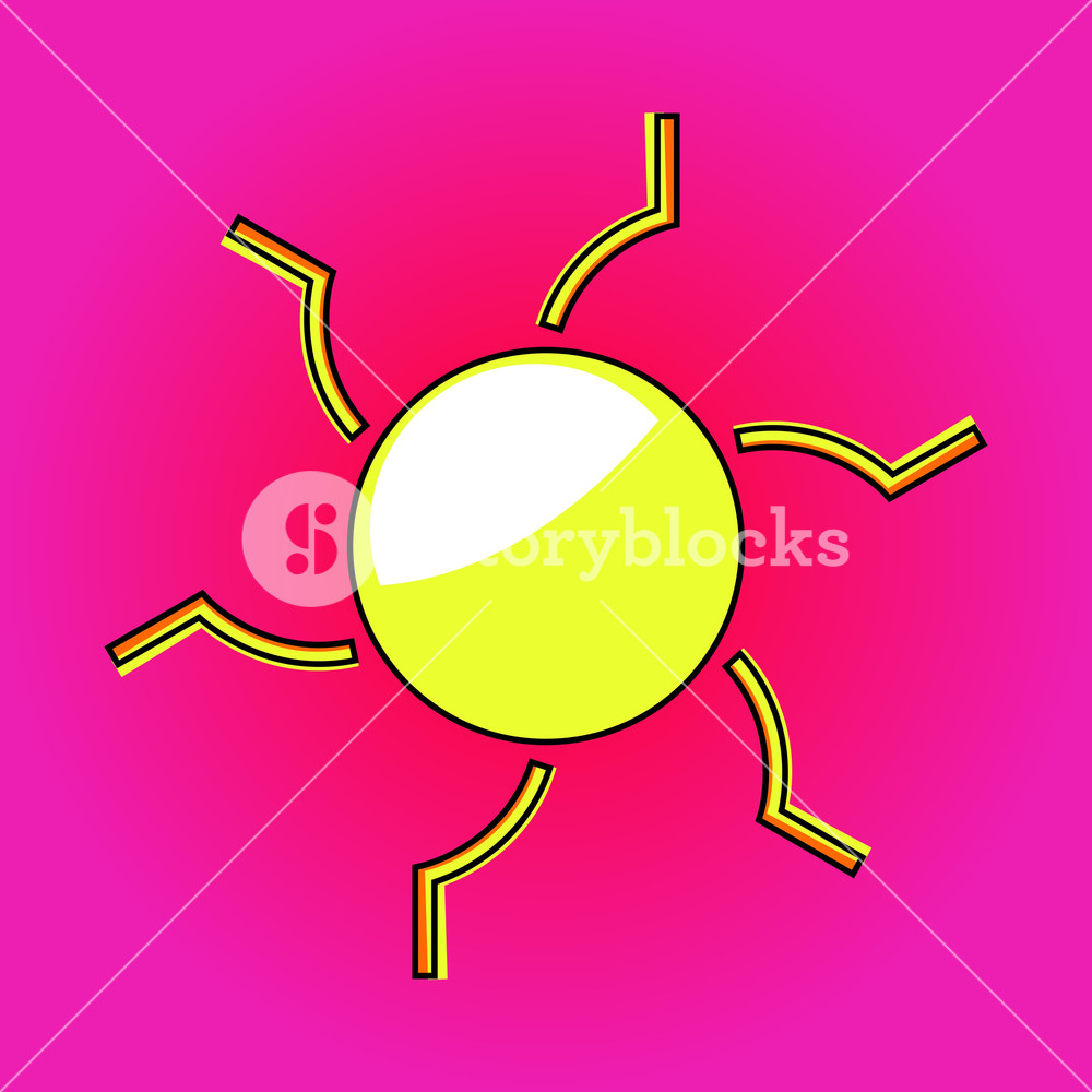 Abstract Sun Vector Icon Royalty Free Stock Image 1000x1000 Abstract Sun Vector Icon Royalty Free Stock Image