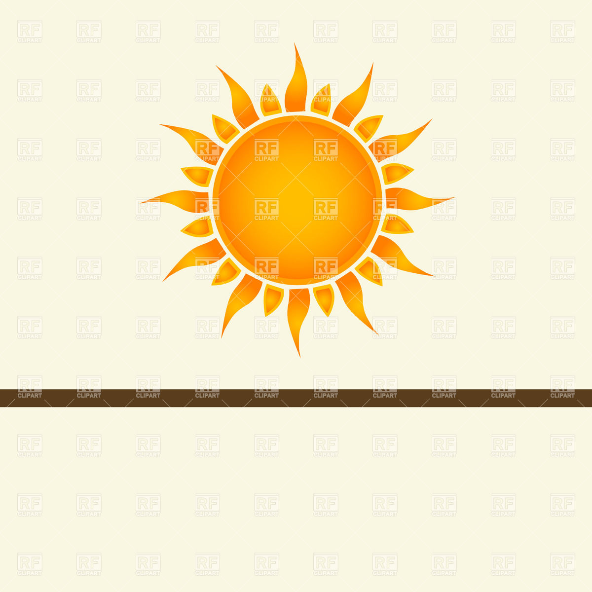 Abstract Orange Shining Sun Vector Image Of Objects Mcherevan 1200x1200 Abstract Orange Shining Sun Vector Image Of Objects Mcherevan