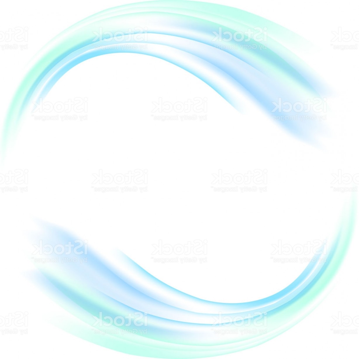 1228x1228 Abstract Blue Swirl Circle On White Background Vector Illustration