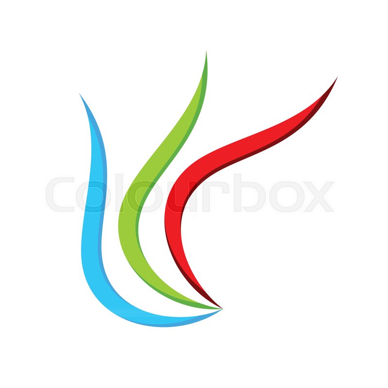 800x800 Abstract Diversity Swoosh Vector Stock Vector Colourbox