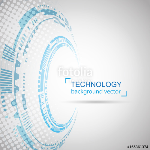 500x500 Abstract Technology Background Digital Network And Hightech