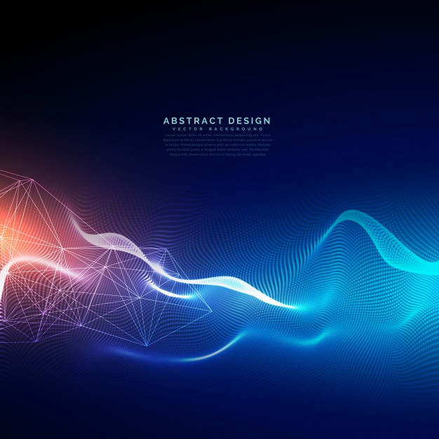 626x626 Abstract Technology Background With Light Effect Vector Free