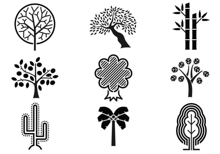 Abstract Tree Vector Pack 700x490 Abstract Tree Vector Pack
