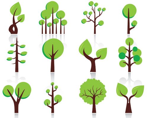 Free Vector Abstract Trees Fonts Graphics 500x400 Free Vector Abstract Trees Fonts Graphics
