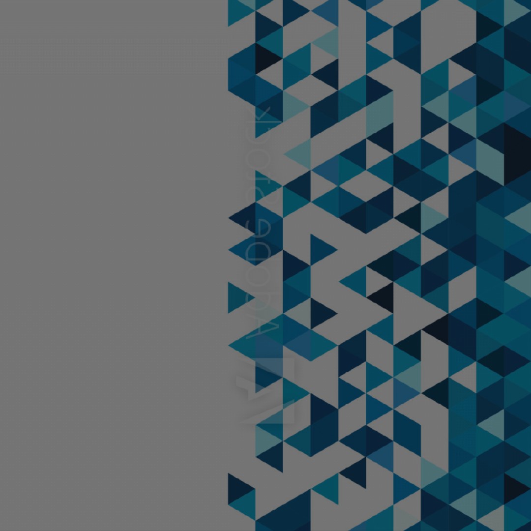 1080x1080 Abstract Geometric Background With Blue Triangles Vector