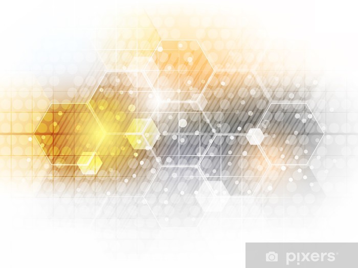 700x525 Abstract Vector Future Business Technology Background With Hexagon