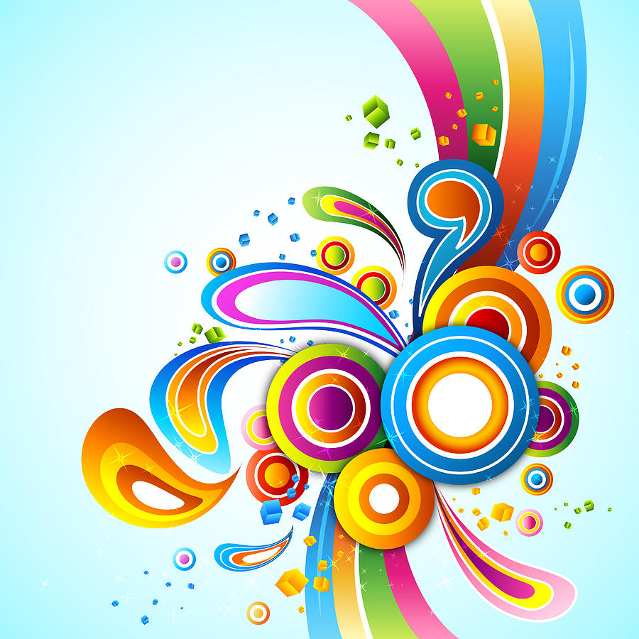 900x900 Colorful Abstract Vector Background