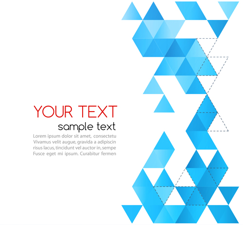 500x464 Abstract Triangles Background Art Vector Free Download