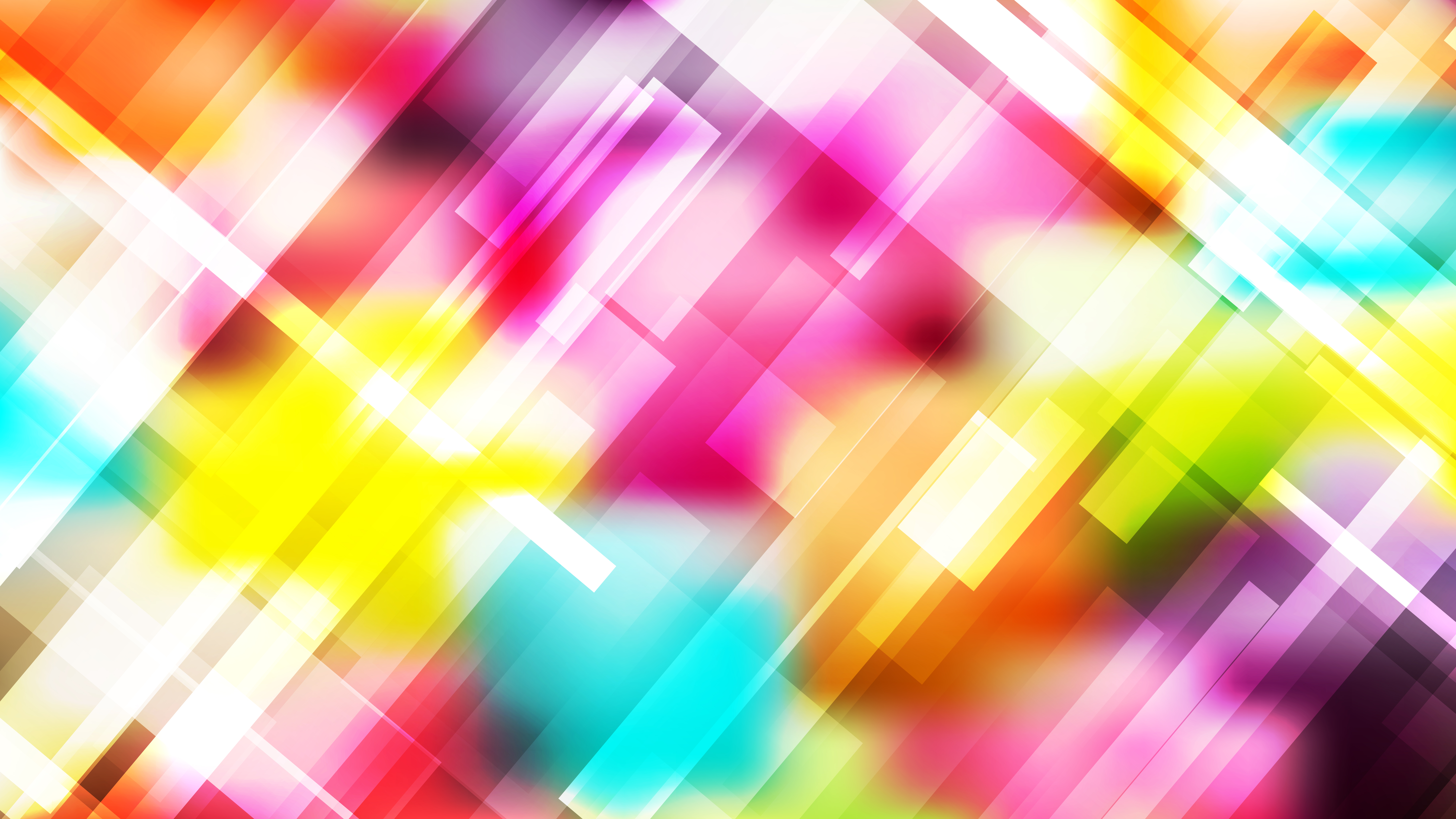 8000x4500 Colorful Geometric Abstract Background Vector Art