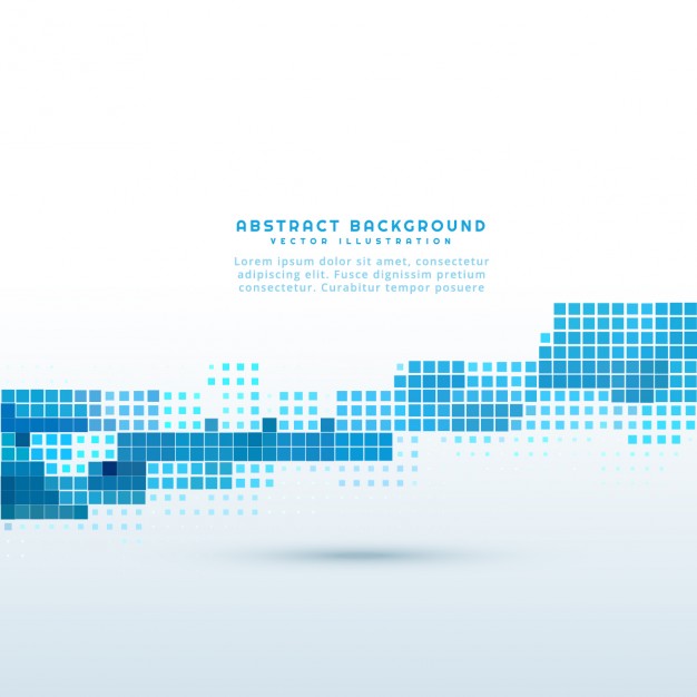 626x626 Abstract Background With Blue Pixels Vector Free Download