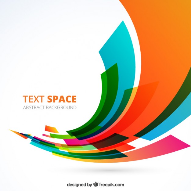 626x626 Abstract Background With Colorful Shapes Vector Free Download