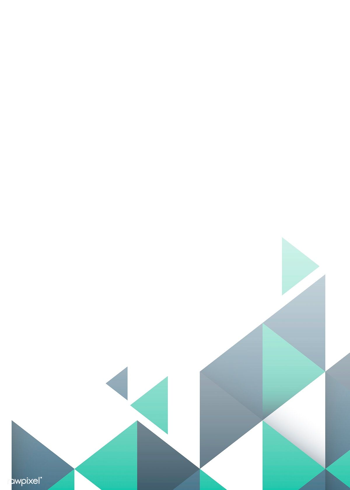 1200x1679 Abstract Blue And Green Geometric Background Vector Free Image