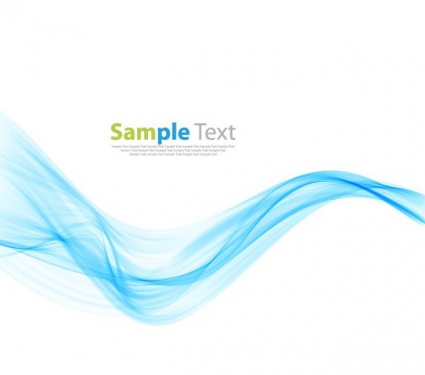 425x375 Abstract Modern Design Background With Blue Wave Vector
