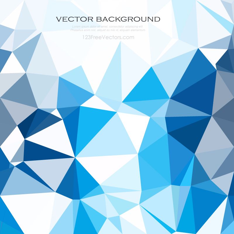 800x800 Sky Blue Abstract Geometric Polygon Background Image Free