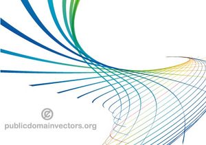 Abstract Vector Line Art