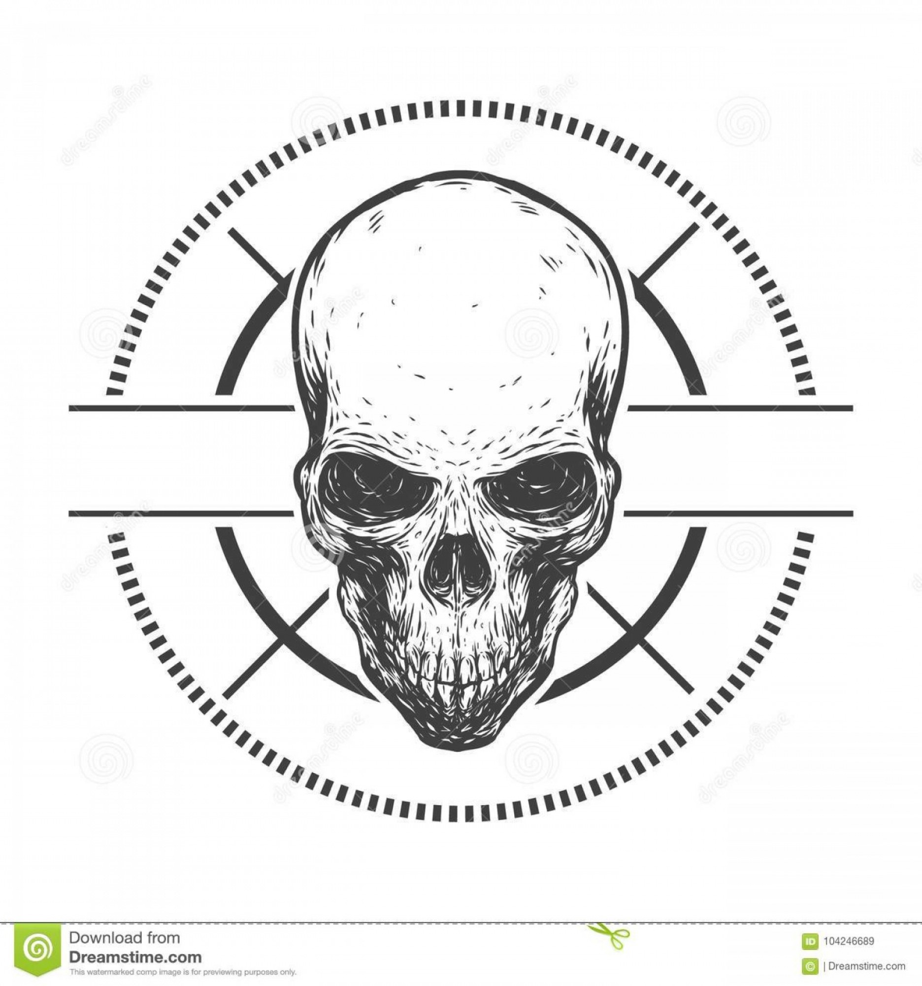 1872x2001 Composition Skull Vector Line Art Abstract Graphic Creepy