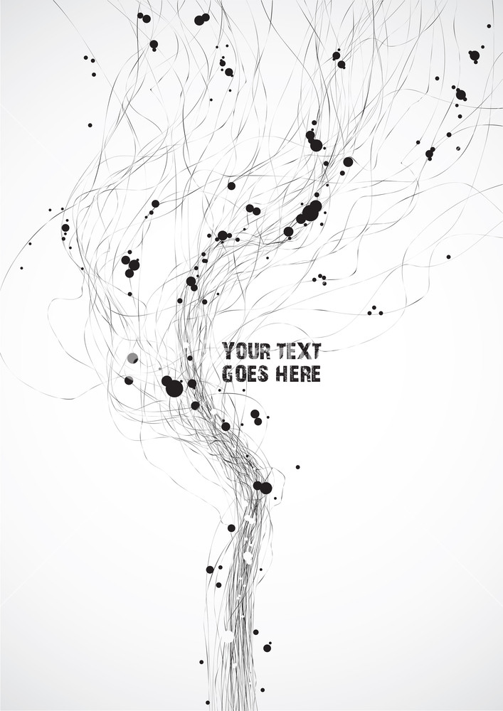 707x1000 Vector Abstract Line Art Texture Royalty Free Stock Image